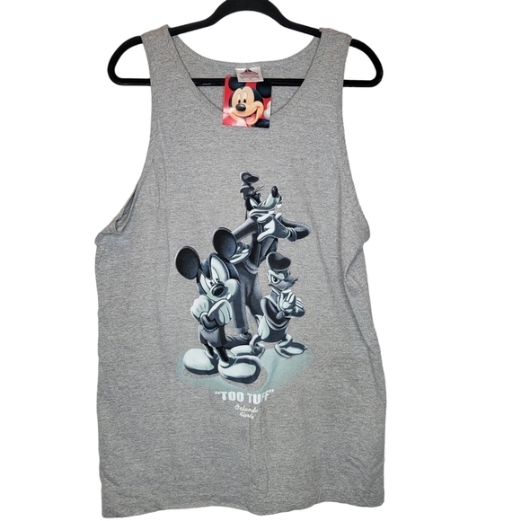 Disney Other - Vintage 90s Disney Mickey Mouse Goofy Donald Duck Tuff Stuff Tank Top T-Shirt